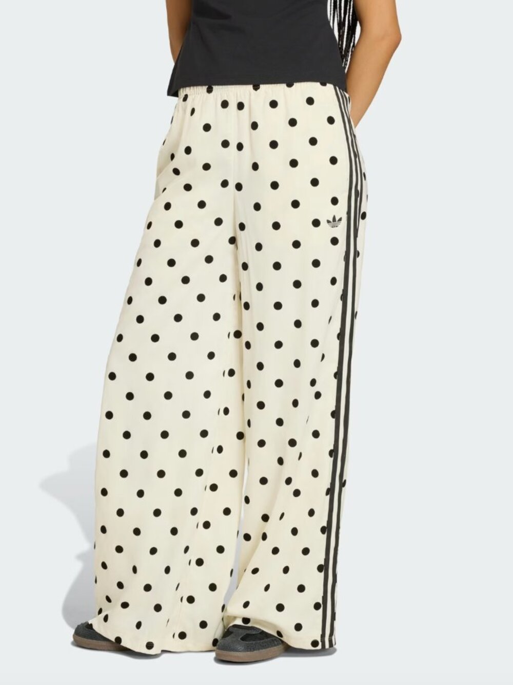 New Adidas Polka Dots Wide Leg Pants